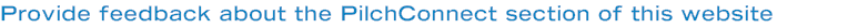 Provide feedback about the PilchConnect section of this website