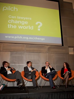- 'Can lawyers change the world' panel - 'Can lawyers change the world' panel