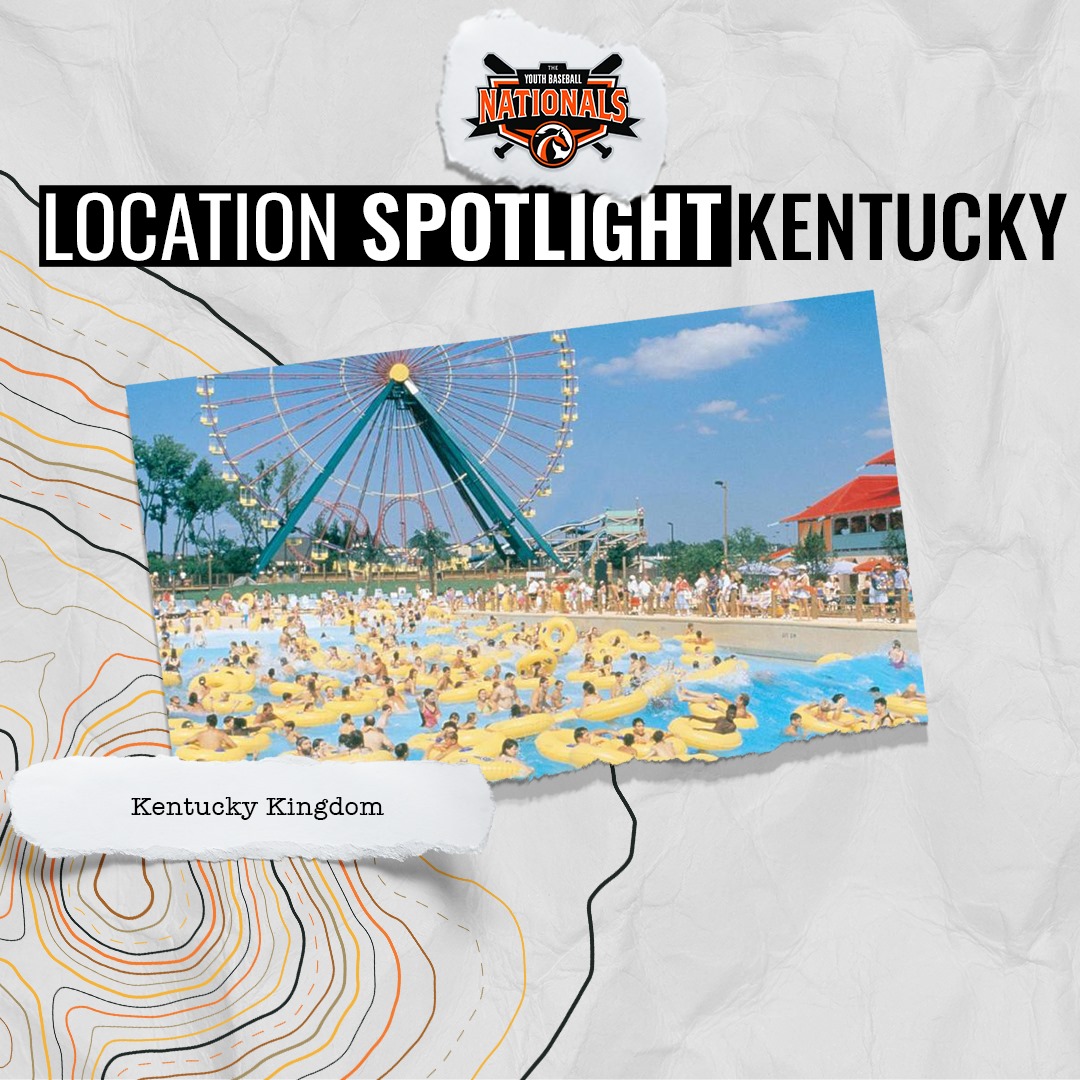 Ride the roller coasters or splash around in the wave pool at Kentucky Kingdom during YOUR ultimate baseball vacation! Download our info packet TODAY https://bit.ly/3iMOPZn Email Tyler at tfitch@athletx.com or give him a call at 502-544-4472 if you have any questions!