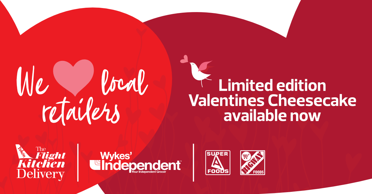 We're beyond excited to announce our partnerships with some lovely local grocery stores. Our frozen meals & desserts can now be found at Super A Porter Creek, Super A Riverdale, and Bigway Foods in Copper Ridge! Take a peek and you'll find our limited edition Raspberry Chocolate Brownie Cheesecake in the frozen goods aisles. Also available at Wykes' Your Independent Grocer and online at www.flightkitchen.ca.