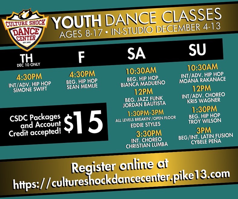 Dance with us as we say our final goodbye with these special approved youth/teen classes! We are honored to have @simoneswiiift @the_seanskee_archive @itszbiancaa @j0rdanbautista @_eddiestyles @lumbanator @moaaaana @krissswagner @troy.wilson88 & @cybeledancemama teach! Reserve your spot as spaces are limited! Please know face coverings must remain on & parents must drop off/pick up or wait inside vehicles to ensure compliance. We appreciate your understanding and can’t wait to see the kids back in the house!
