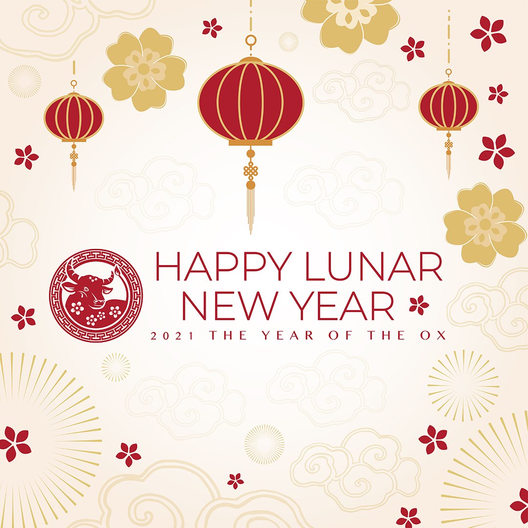 It’s the year of the Ox, whose calm and patient nature are certainly what we all need in 2021. Happy #LunarNewYear!