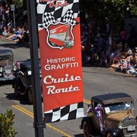 Modesto Historic Graffiti Cruise Route
