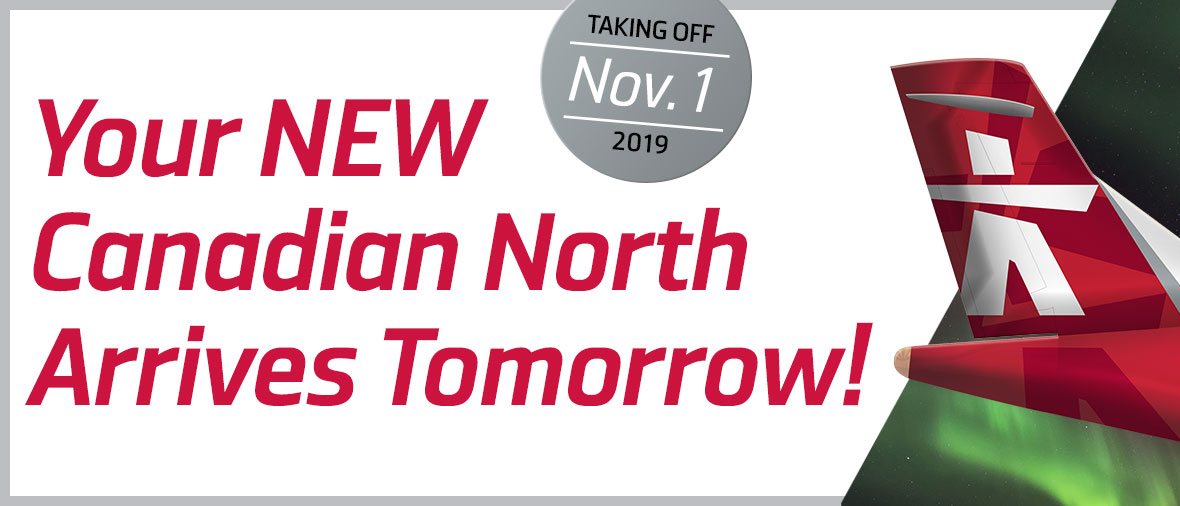 Beginning tomorrow, Friday, November 1, First Air and Canadian North will unite to serve you as your NEW Canadian North. This means we’ll offer: A unified fl...ight schedule, with service to 24 northern communities from our southern gateways of Ottawa, Montreal and Edmonton shown at https://firstair.ca/plan-your-trip/flight-schedule/ A redesigned website to be located at www.canadiannorth.com - that will be mobile-friendly, with reservations and web check-in services that are convenient and easy to use. A single telephone number for all passenger and cargo reservations and enquiries 1.800.267.1247. New combined airport check-in and cargo facilities in Ottawa, Iqaluit, Edmonton and Yellowknife see more details at https://www.canadiannorth.com//Canadian%20North%20change%2. The ability earn to Aurora Rewards points on all scheduled flights we operate, with Aeroplan Miles awarded for the same travel. It’s free to join Aurora Rewards and takes just moment to do sign up at www.aurorarewards.com/join. We know that you depend on the essential services we provide, so our priority is to make this a seamless transition. Our Customer Service Agents will be ready to welcome you, check you in and get you on your way, from any of our airport counters. If you visit us at the existing First Air website, we’ll automatically redirect you to our new Canadian North website. If you call us at the existing Canadian North call centre number, we’ll automatically transfer you to our new Customer Contact Centre number (1.800.267.1247). We look forward to serving you as the NEW Canadian North beginning tomorrow. If you have questions about your existing reservation in the meantime, please contact the airline that you booked your travel with: Canadian North 1.800.661.1505 | customercare@canadiannorth.com First Air 1.800.267.1247 | contact@firstair.ca Thanks as always for travelling and shipping with us we’ll see you tomorrow! ----- Photo credit Ben Anderson, taken today in Pangnirtung